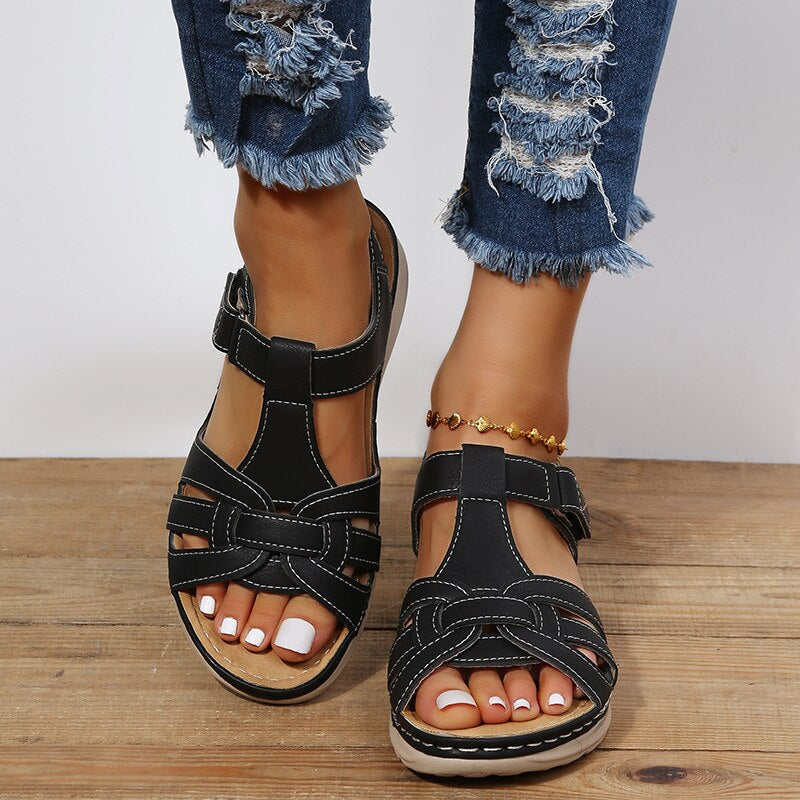 Women's Comfortable Arch Support Sandals | Stylish Lightweight Slip-On Summer Footwear 0