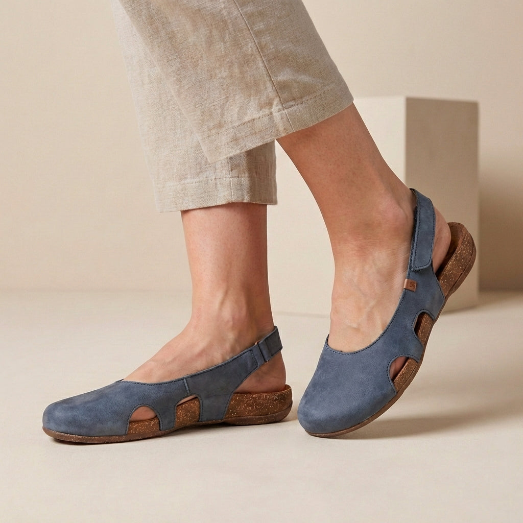 Women's Comfortable Closed Toe Sandals | Elegant Slingback Design for Summer 2