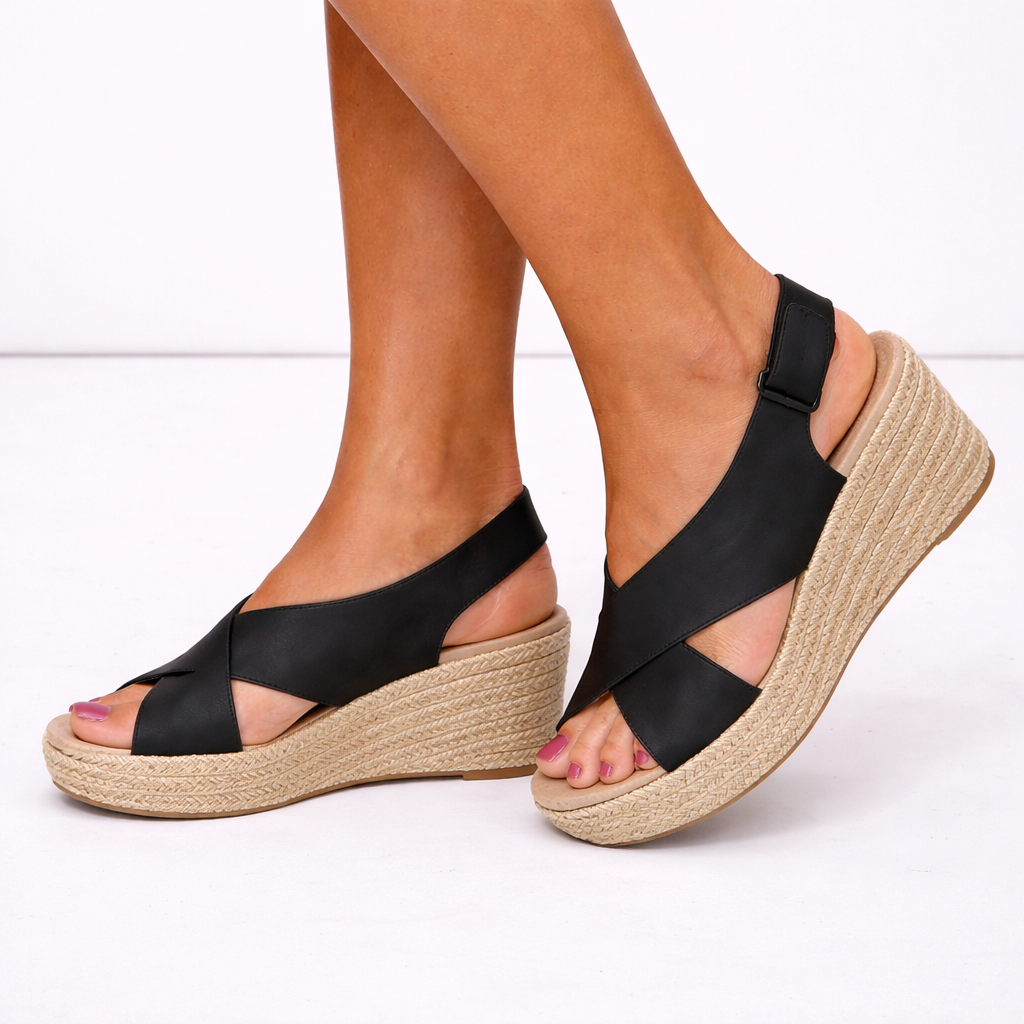 Women's Comfortable Fabric Espadrille Sandals | Elegant Supportive Summer Footwear 3