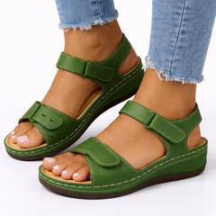 Women's Comfortable Orthopedic Walking Sandals | Supportive Wedge Heel Summer Footwear 3