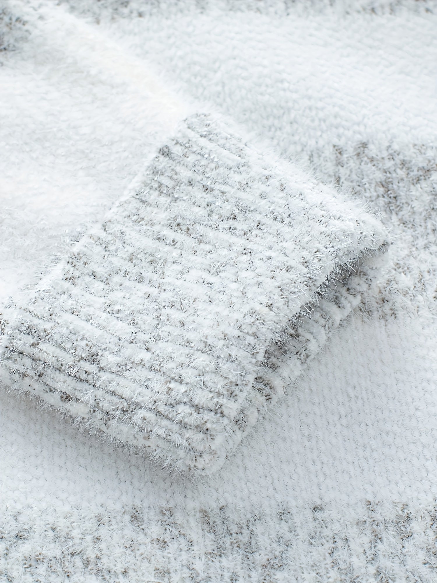 Women's Cozy Knit Oversized Sweater | Relaxed High-Neck Pullover for Winter 4