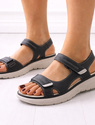 Women's Cushioned Orthopedic Platform Sandals | Stylish Adjustable Summer Footwear 1