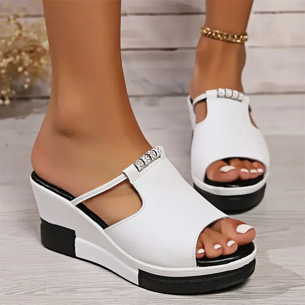Women's Cushioned Wedge Sandals | Elegant Orthopedic Wedge Heels for Summer 3