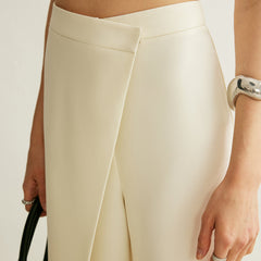 Women's Elegant Asymmetrical Wrap Wide Leg Pants | Chic High-Waist Trousers 5