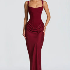 Women's Elegant Bodycon Dress | Backless Fitted Cocktail Gown 10