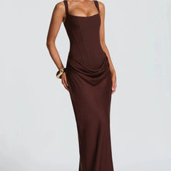 Women's Elegant Bodycon Dress | Backless Fitted Cocktail Gown 2