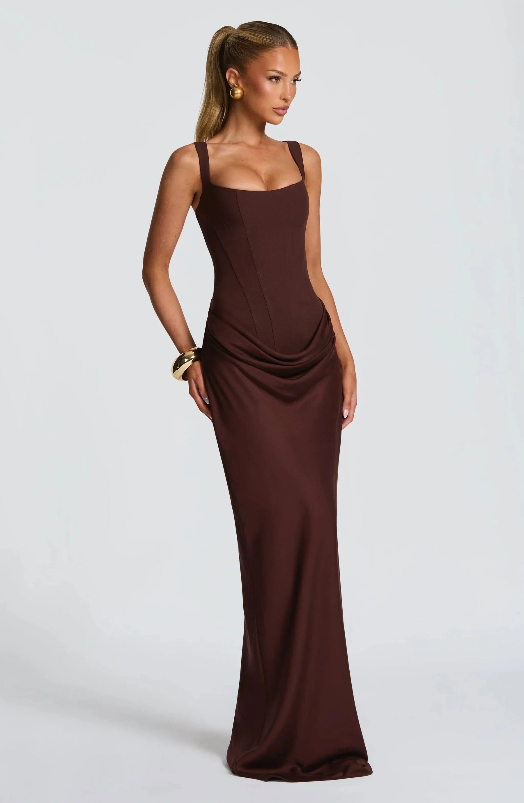 Women's Elegant Bodycon Dress | Backless Fitted Cocktail Gown 2