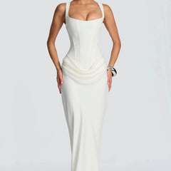 Women's Elegant Bodycon Dress | Backless Fitted Cocktail Gown 7
