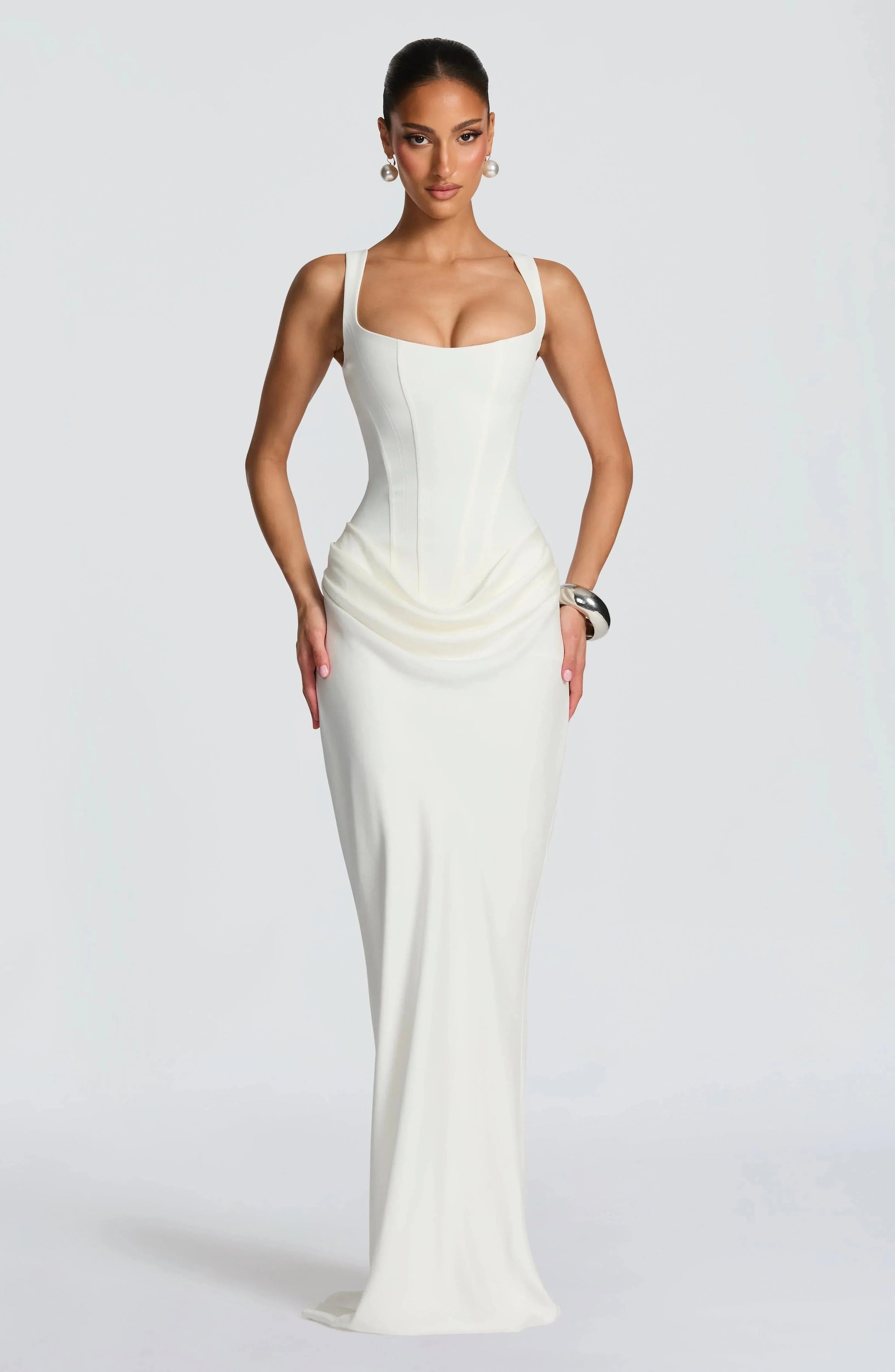 Women's Elegant Bodycon Dress | Backless Fitted Cocktail Gown 7