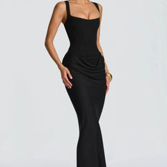 Women's Elegant Bodycon Dress | Backless Fitted Cocktail Gown 9