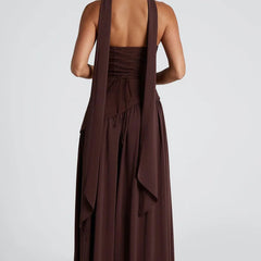 Women's Elegant Corset Strapless Evening Gown | Chic High Slit Formal Dress 2