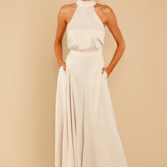 Women's Elegant Fitted Jumpsuit | Stylish Evening Wear with Tie 1