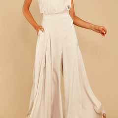 Women's Elegant Fitted Jumpsuit | Stylish Evening Wear with Tie 3