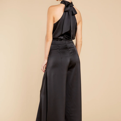 Women's Elegant Fitted Jumpsuit | Stylish Evening Wear with Tie 6