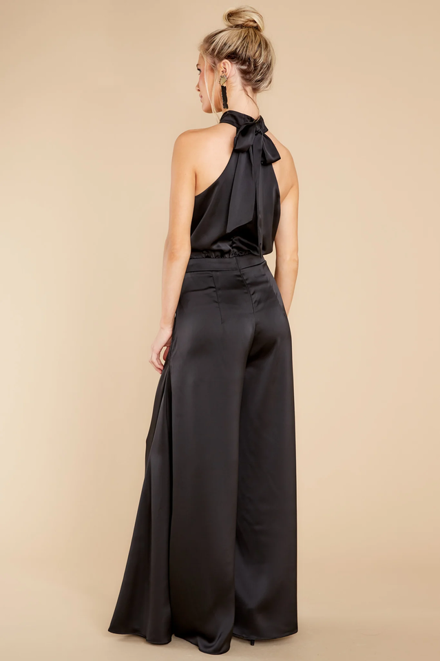 Women's Elegant Fitted Jumpsuit | Stylish Evening Wear with Tie 6