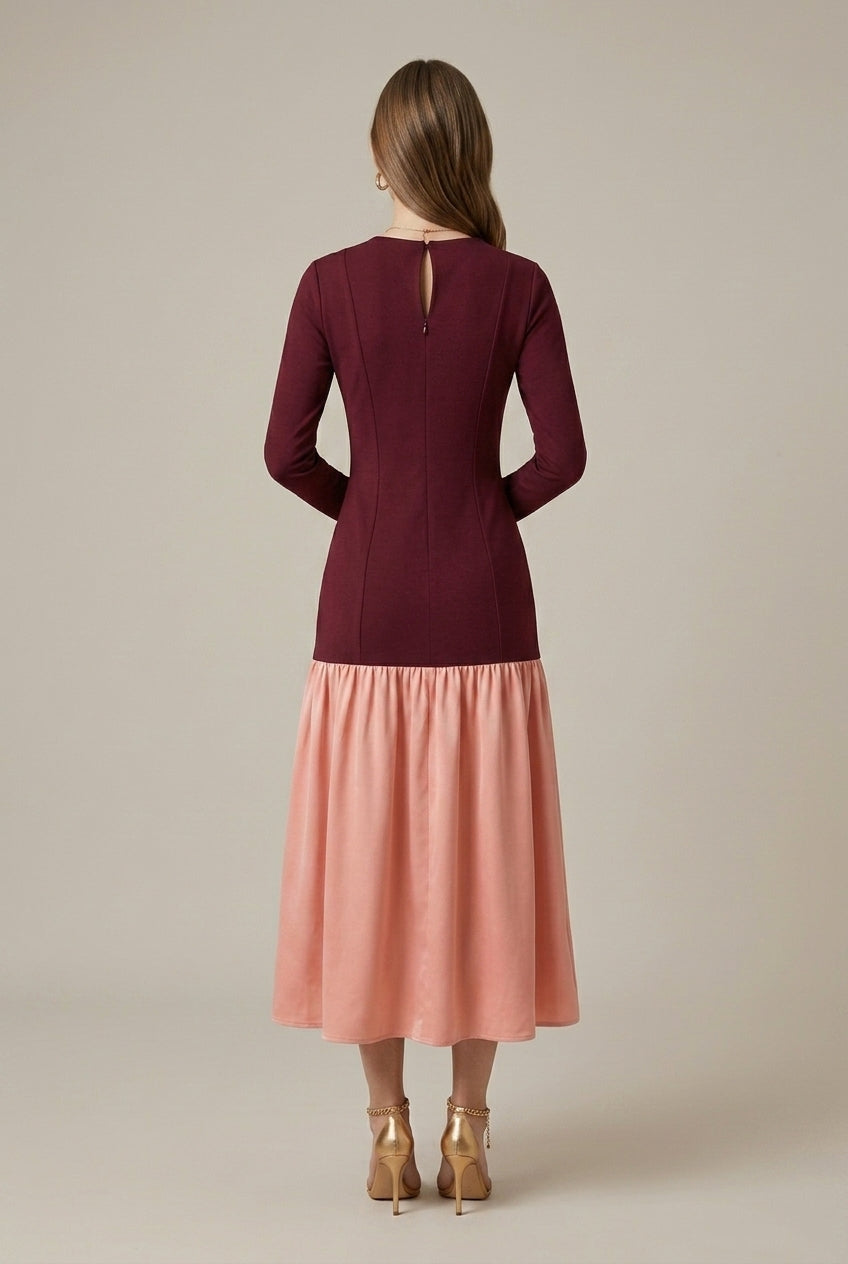 Women's Elegant Gathered Maxi Dress | Sophisticated Formal Evening Gown 1