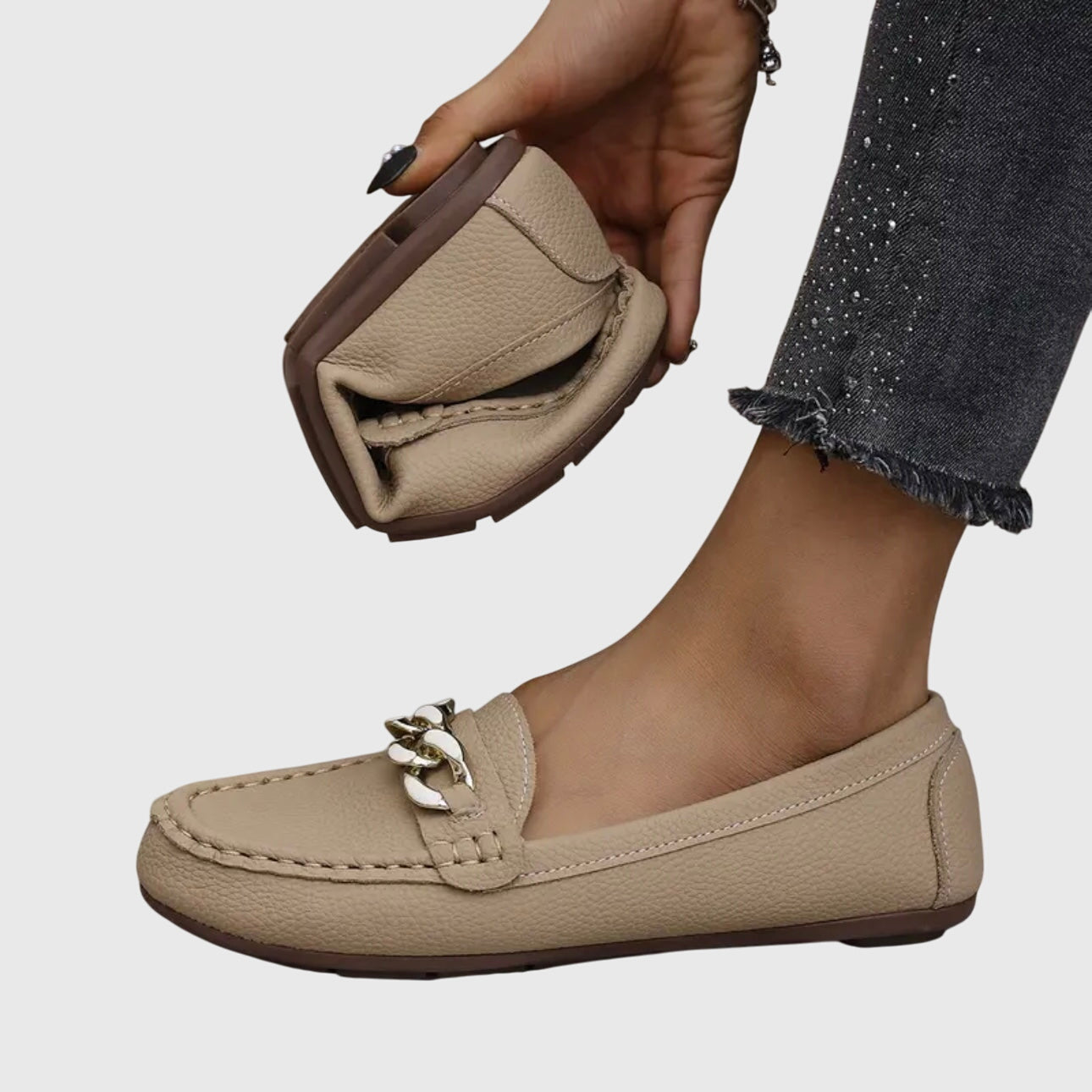 Women's Elegant Leather Loafers | Chic Orthopedic Slip-On Shoes 4