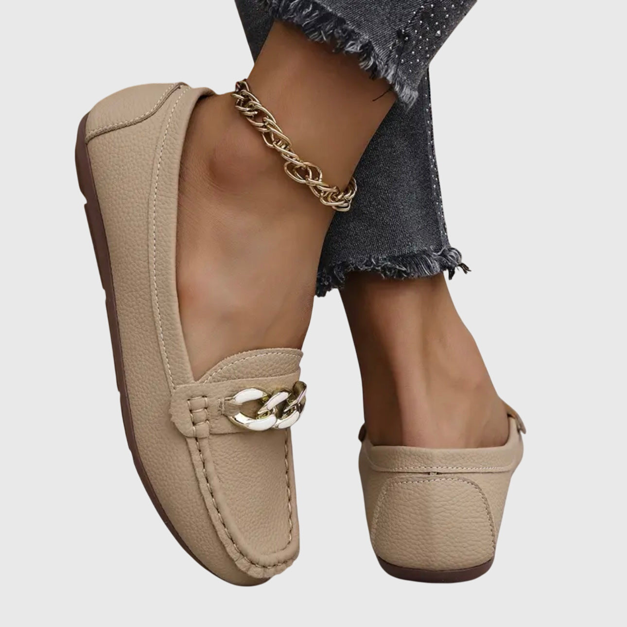 Women's Elegant Leather Loafers | Chic Orthopedic Slip-On Shoes 6