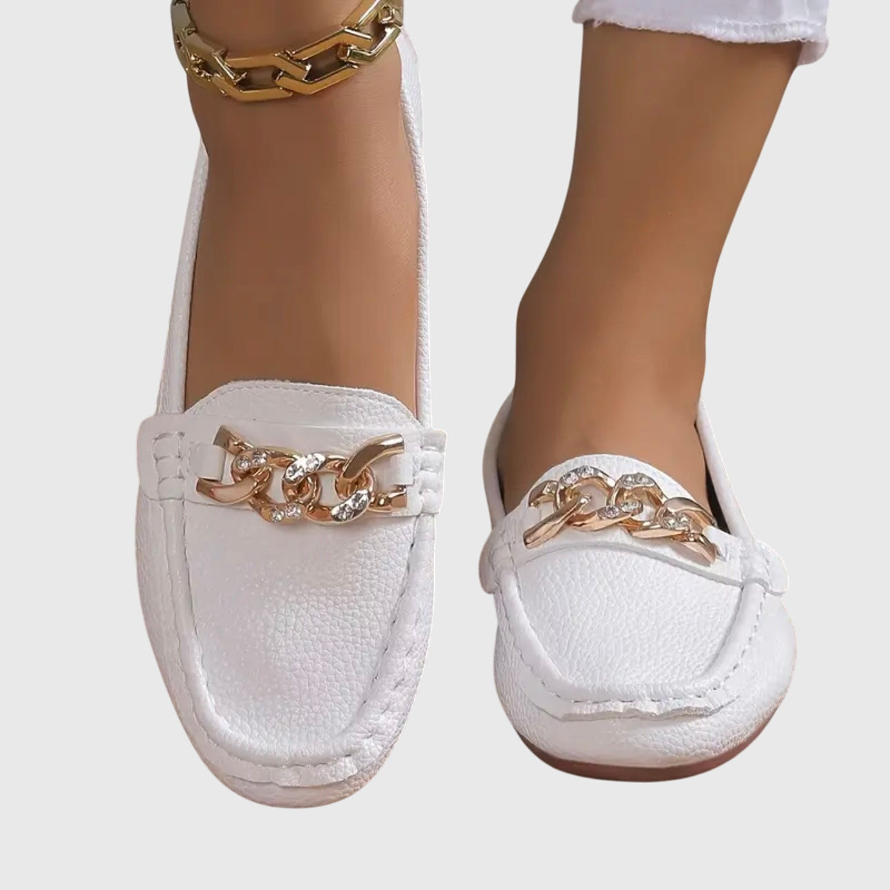 Women's Elegant Leather Loafers | Chic Orthopedic Slip-On Shoes 8