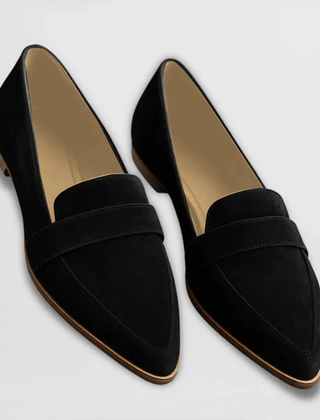 Women's Elegant Leather Loafers | Pointed Toe Slip-On Flats for Stylish Comfort 4