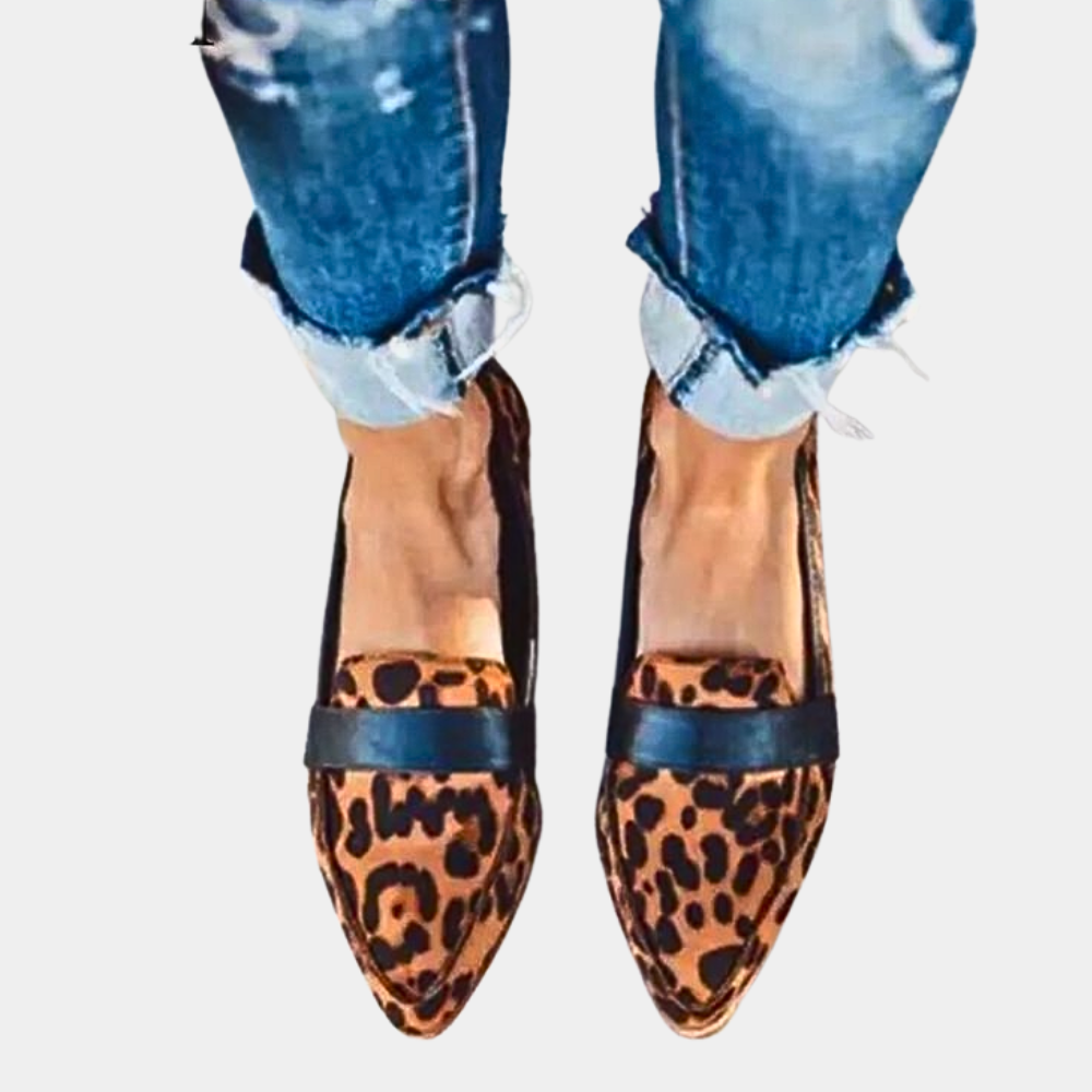 Women's Elegant Leather Loafers | Pointed Toe Slip-On Flats for Stylish Comfort 5