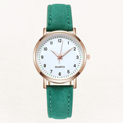 Women's Elegant Leather Watch | Rose Gold Minimalist Timepiece 10