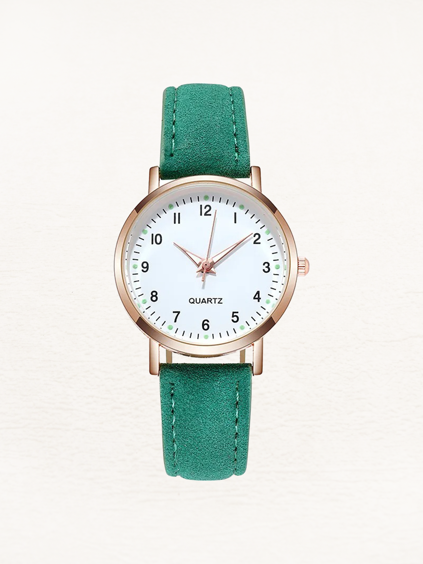 Women's Elegant Leather Watch | Rose Gold Minimalist Timepiece 10