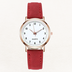 Women's Elegant Leather Watch | Rose Gold Minimalist Timepiece 14