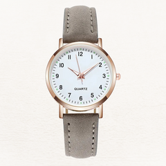 Women's Elegant Leather Watch | Rose Gold Minimalist Timepiece 15