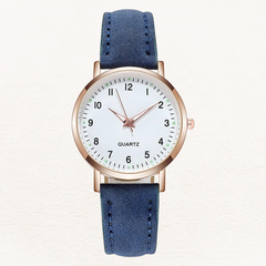 Women's Elegant Leather Watch | Rose Gold Minimalist Timepiece 16