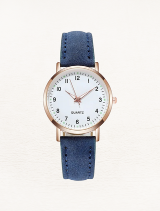 Women's Elegant Leather Watch | Rose Gold Minimalist Timepiece 16