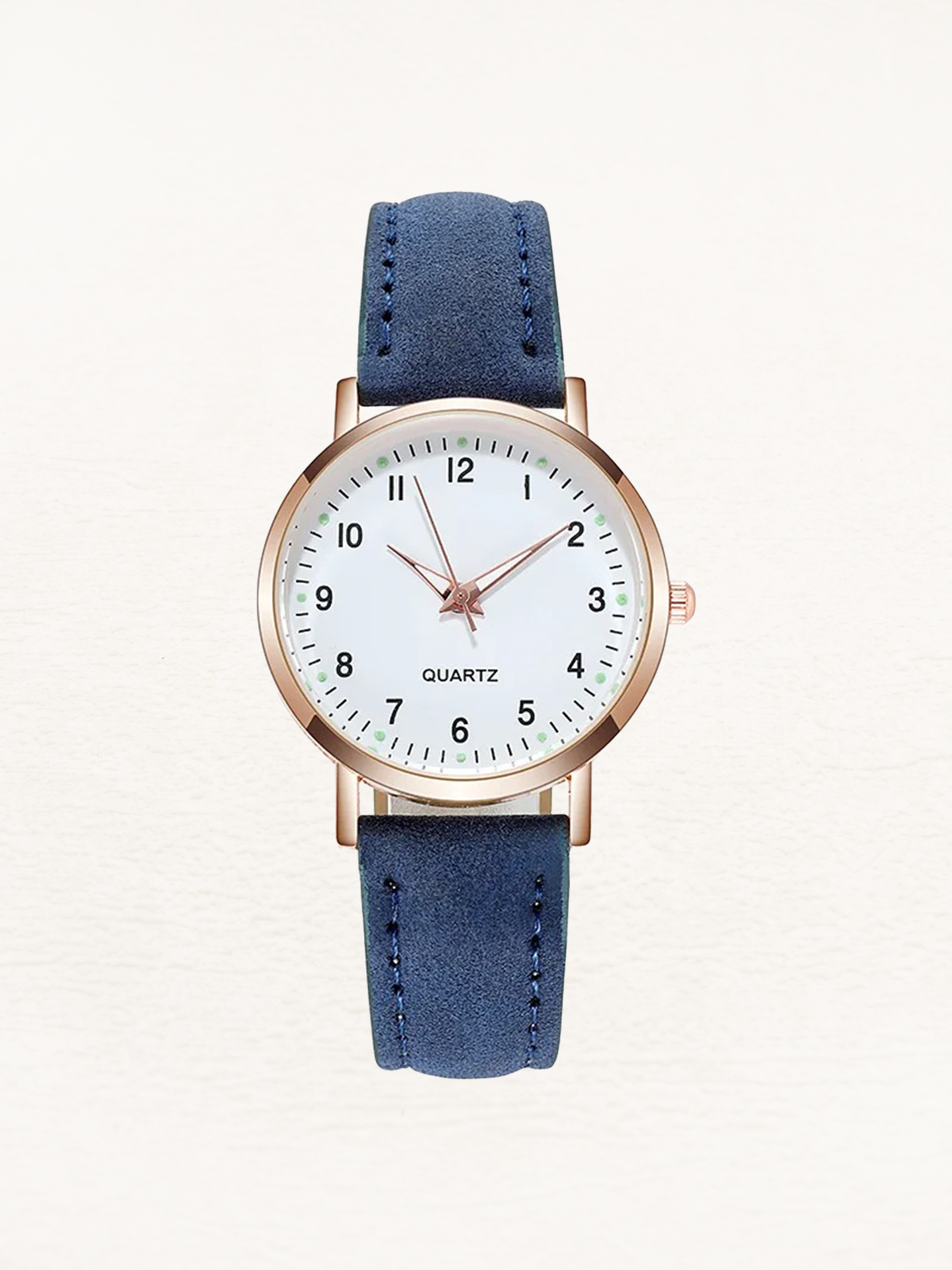 Women's Elegant Leather Watch | Rose Gold Minimalist Timepiece 16