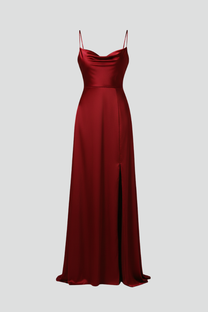 Women's Elegant Maxi Dress | Sleeveless Chic Summer Gown with Side Slit 1