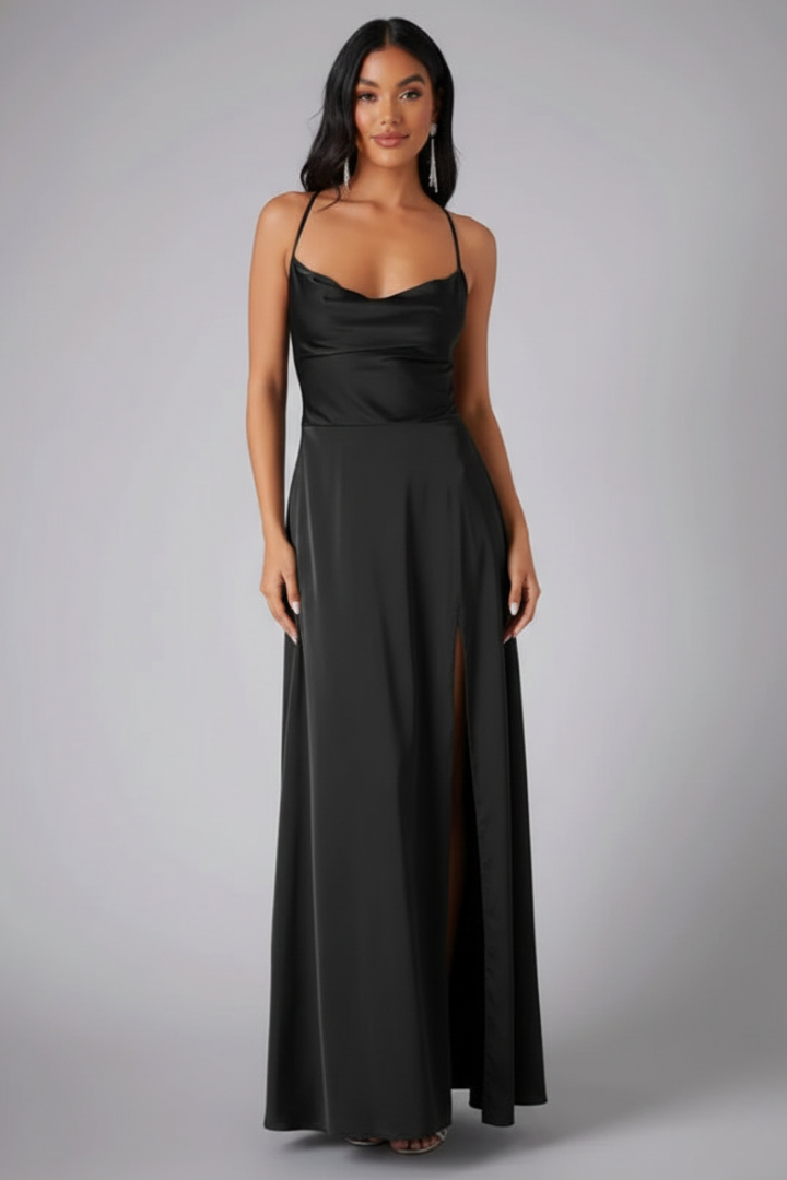 Women's Elegant Maxi Dress | Sleeveless Chic Summer Gown with Side Slit 10