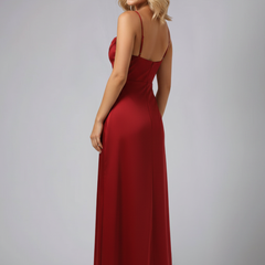 Women's Elegant Maxi Dress | Sleeveless Chic Summer Gown with Side Slit 4