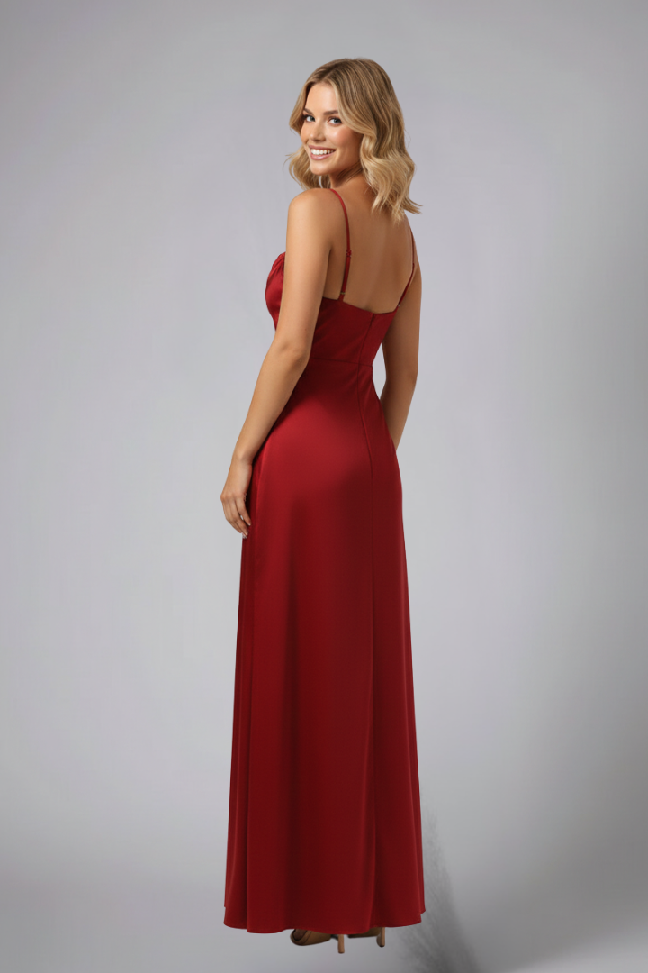 Women's Elegant Maxi Dress | Sleeveless Chic Summer Gown with Side Slit 4