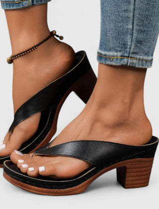 Women's Elegant Orthopedic Heels | Comfortable Black Dress Shoes for All-Day Wear 0