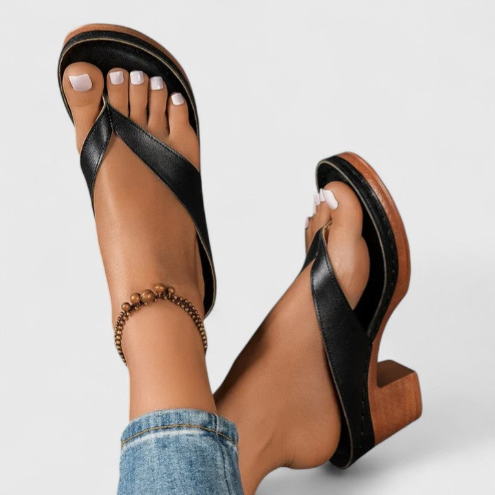 Women's Elegant Orthopedic Heels | Comfortable Black Dress Shoes for All-Day Wear 1