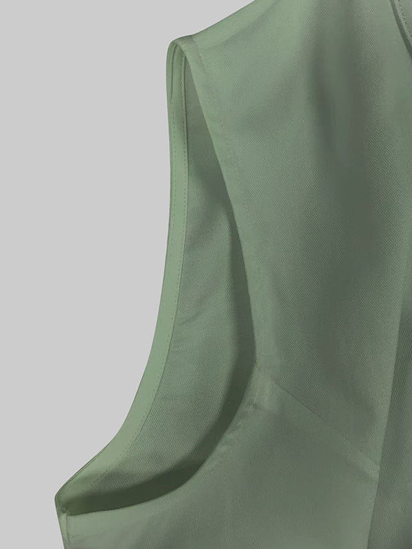 Women's Elegant Polyester Maxi Dress | Structured Fitted Bodice with Full Skirt 2