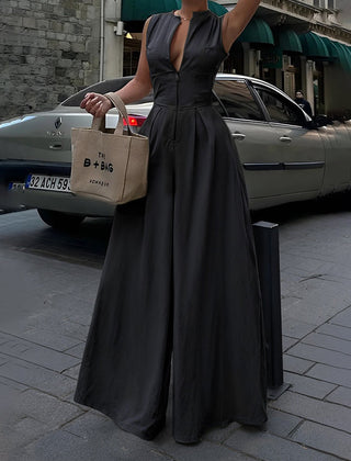 Women's Elegant Polyester Maxi Dress | Structured Fitted Bodice with Full Skirt 5