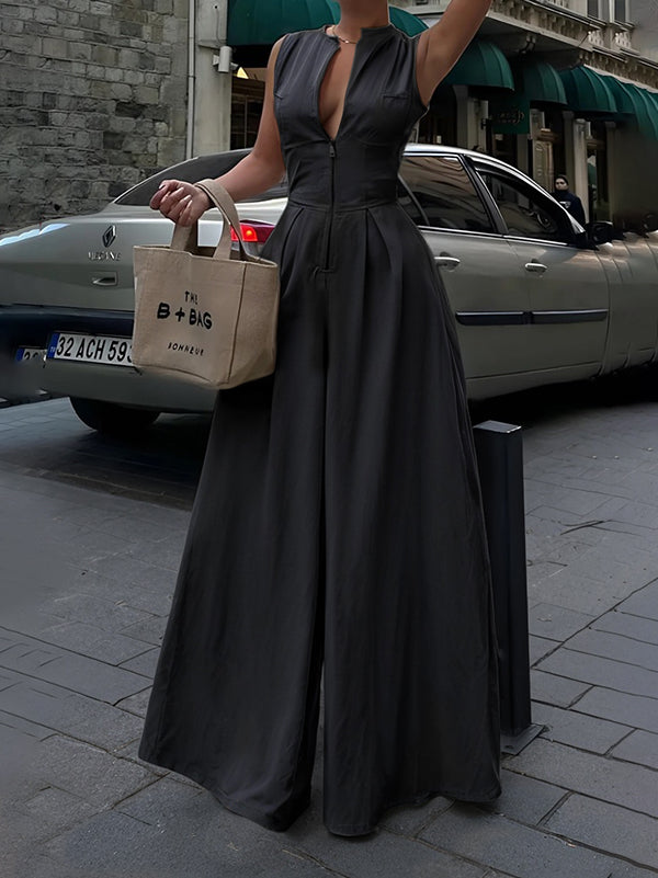Women's Elegant Polyester Maxi Dress | Structured Fitted Bodice with Full Skirt 5
