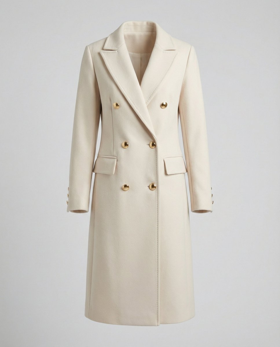 Women's Elegant Polyester Trench Coat | Classic Long-Line Winter Outerwear 5