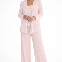 Women's Elegant Sequined Three-Piece Pants Suit | Chic Wide Leg Outfit 10