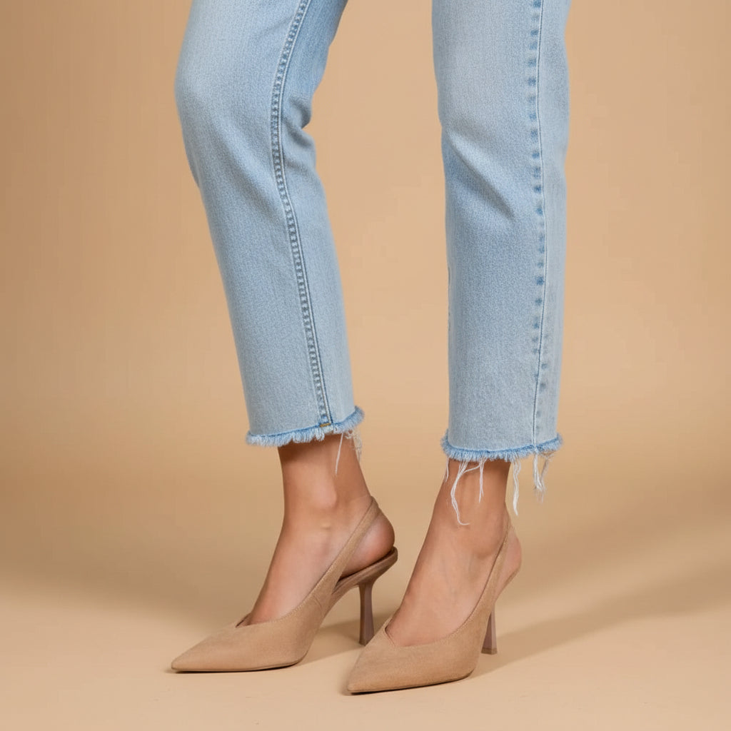 Women's Elegant Slingback High Heels | Chic Open Heel Pumps 0
