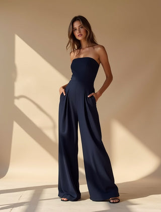 Women's Elegant Strapless Jumpsuit | Flattering Corset Style for Special Occasions 0