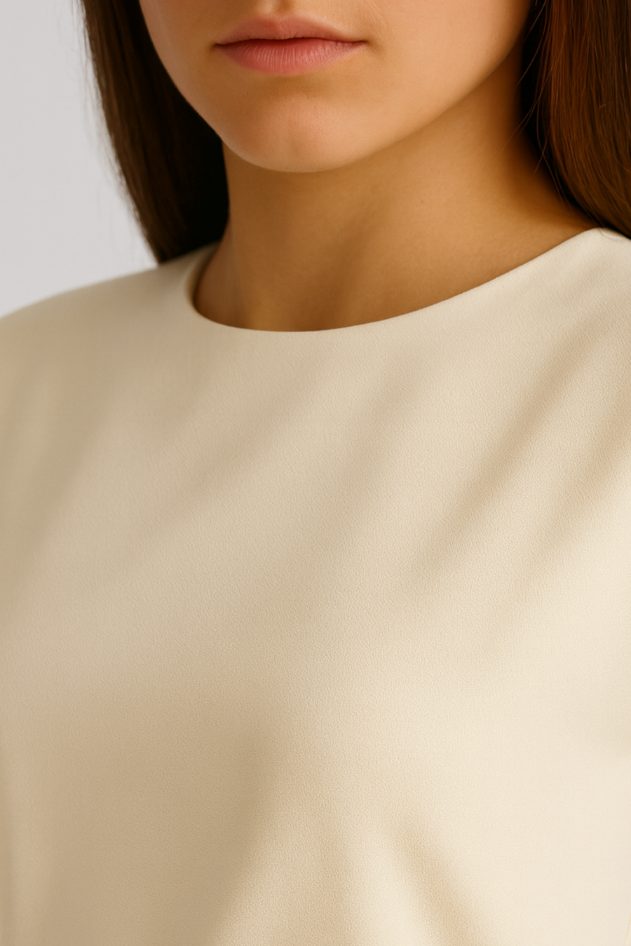 Women's Elegant White Midi Dress | Tailored Cocktail Dress for Summer Events 1