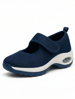 Women's Extra-Wide Cushioned Shoes | Adjustable Velcro Comfort Footwear 1