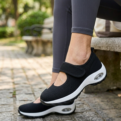 Women's Extra-Wide Cushioned Shoes | Adjustable Velcro Comfort Footwear 6