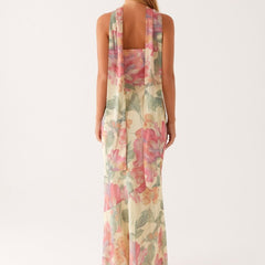 Women's Floral Print Maxi Dress | Elegant Summer Evening Gown 3