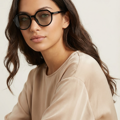 Women's Geometric Oversized Sunglasses | Elegant Retro Fashion Shades 2